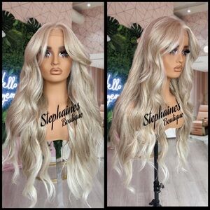 Human Hair Blended Lace Front Wig